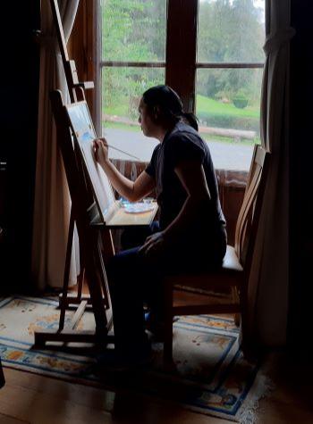 Tharphen Lingtsang, Tibetan painting, Yeunten Ling, calendar 2022