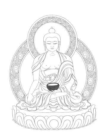 Tibetan Painting, Tharphen Lingtsang, Yeunten Ling, stages, retreats